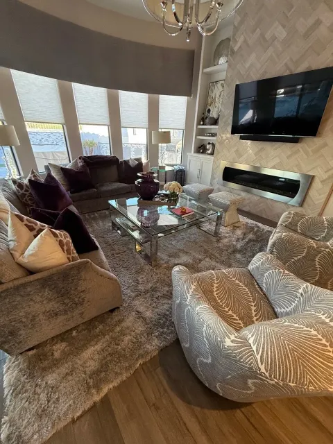 Deep cleaned living room in a Portland home